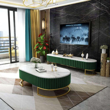 Luxury Creative Style Center Table & TV Combination Living Room Set