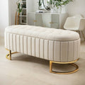 Flip-Top Storage Ottoman Sofa