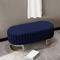 2 Seater Luxury Wooden Stool With Steel Stand