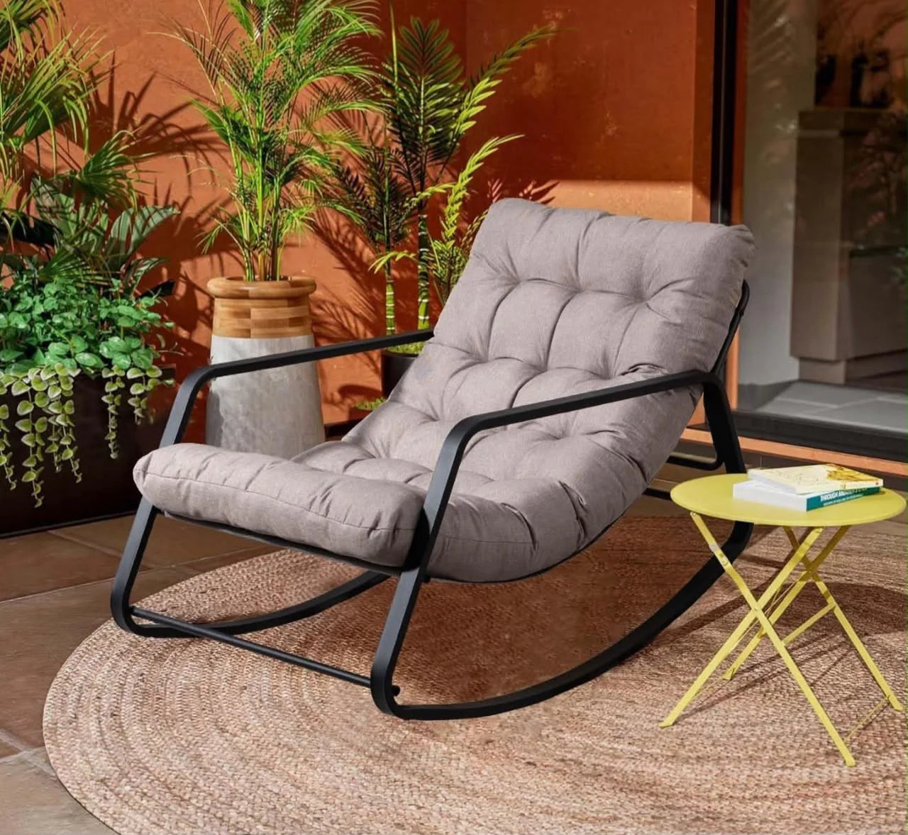 Tufted Rocking Chair