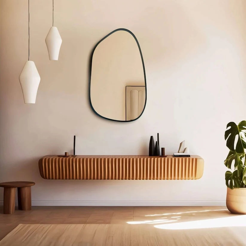 Eternal Shine pebble Mirror