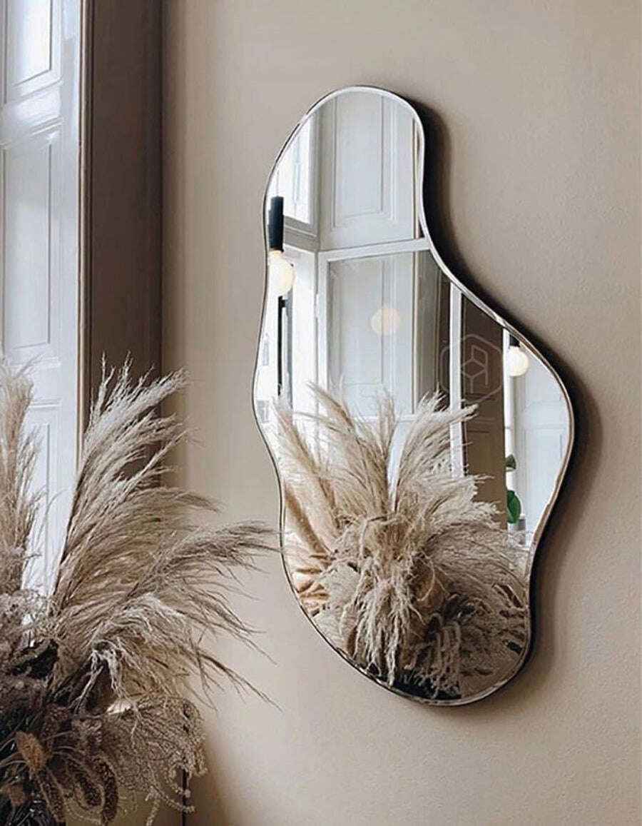 Luminous Edge wave mirror