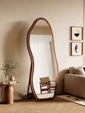 Imperial Glow wavy Standing mirror